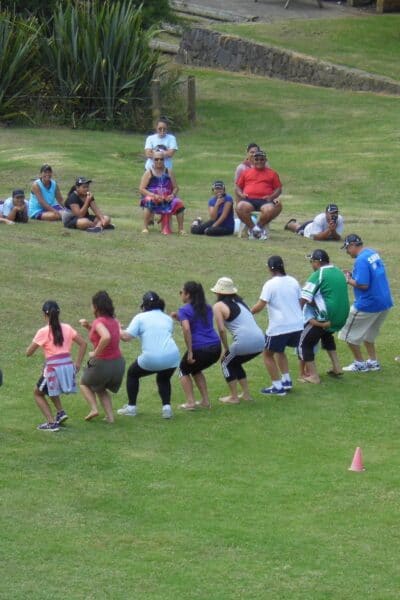 Tug of war - family reunion