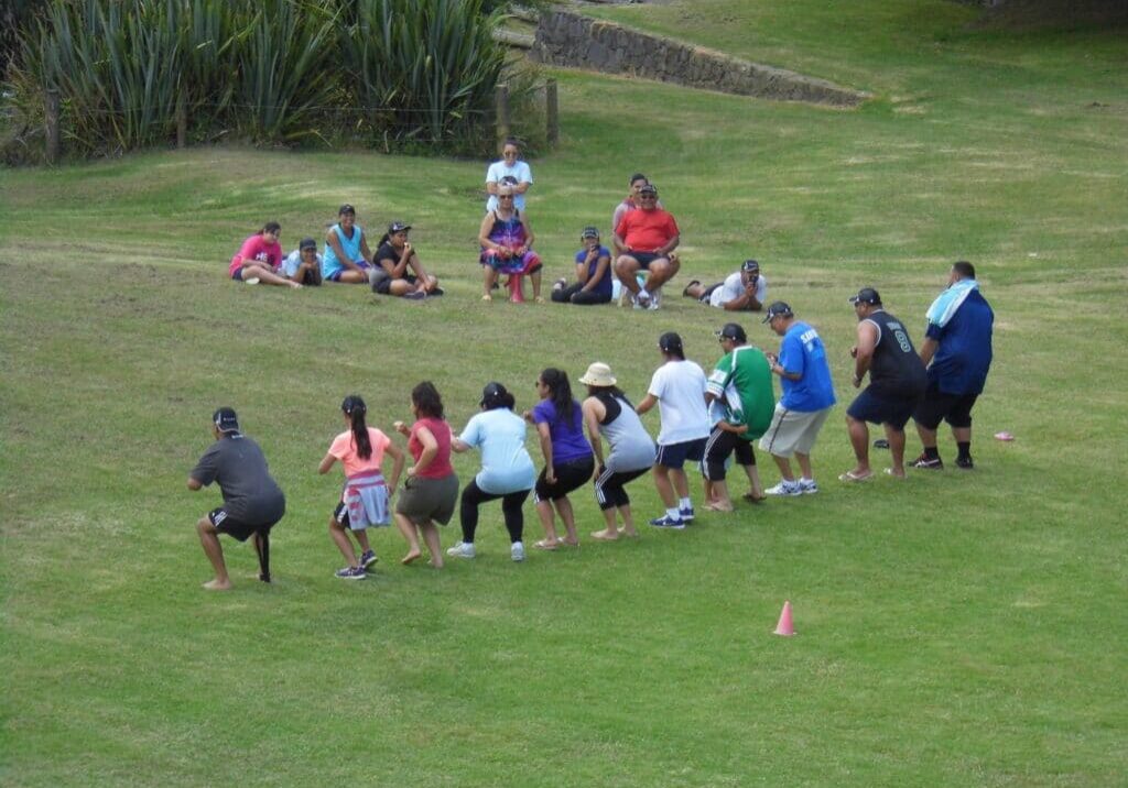 Tug of war - family reunion