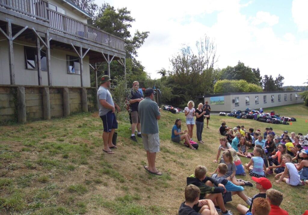 Instructions given at St Kentigens school camp