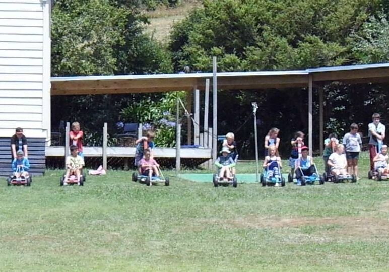 Trolleys outside fun activities